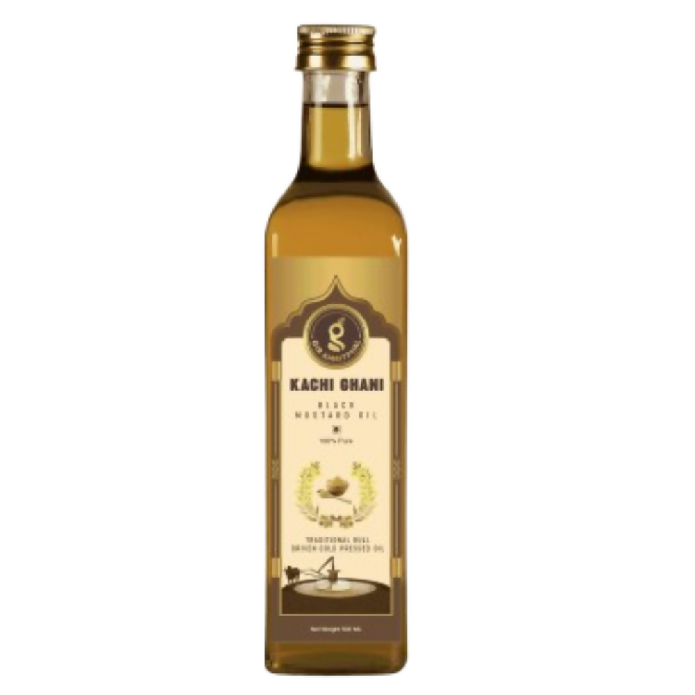 Giramritphal Kachi Ghani Cold Pressed Black Mustard Oil | Grocsy