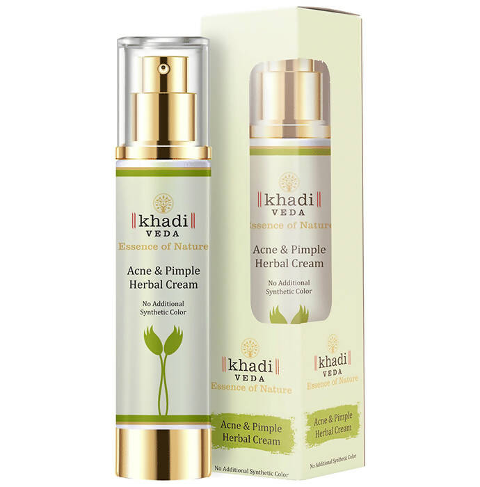 Khadi Veda Acne & Pimple Herbal Cream | Grocsy