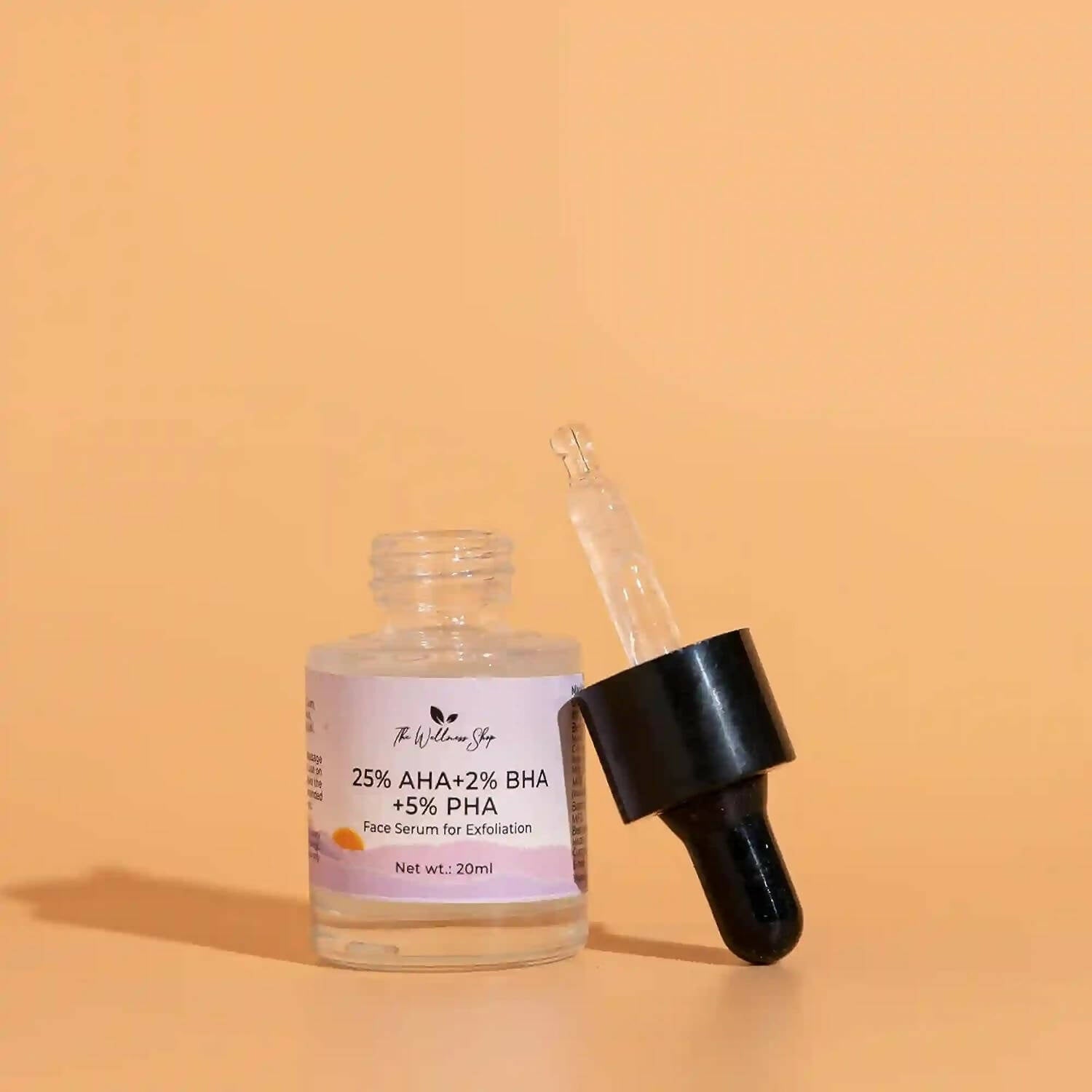 The Wellness Shop 25% AHA + 2% BHA + 5% PHA Face Serum | Grocsy