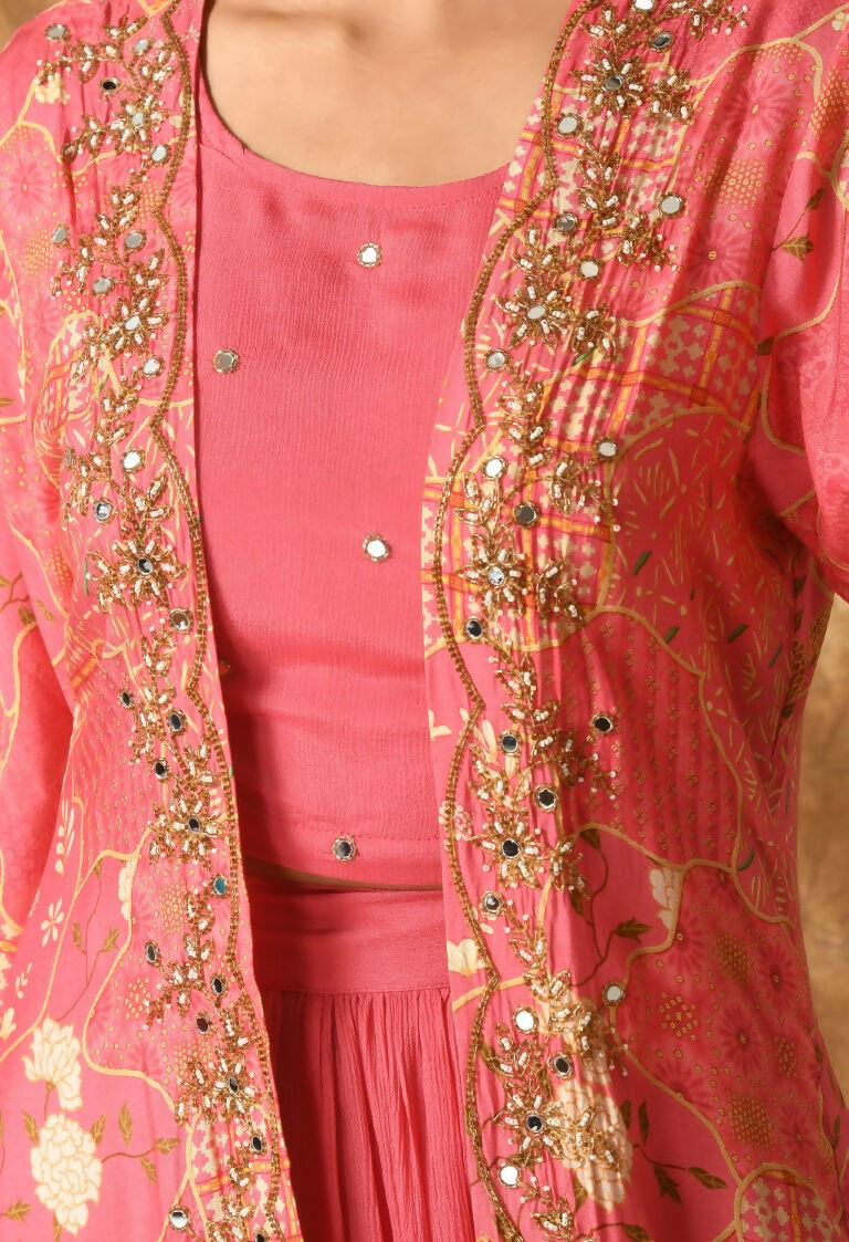 Joban Fashion Pink Maslin Kurta Set | Grocsy
