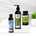 Bold Care DHT Blocker Shampoo + Hair Growth Oil + Biotin Supplements Combo | Grocsy