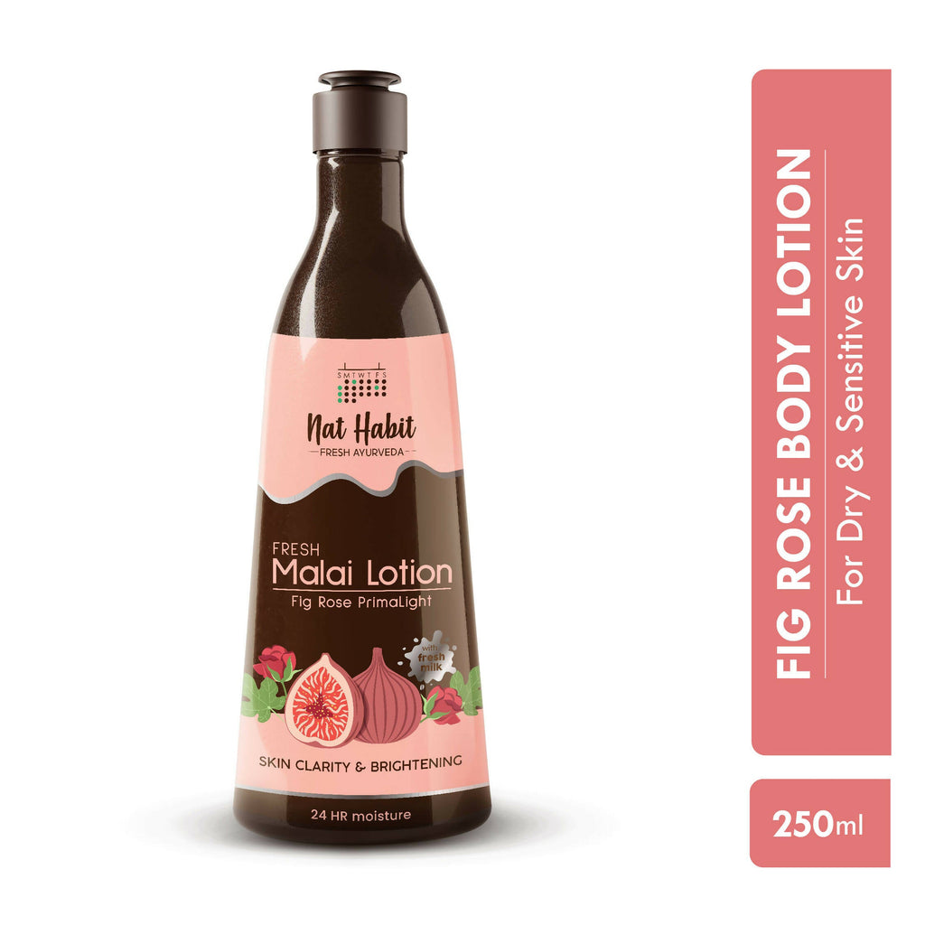 Nat Habit Fresh Fig Rose PrimaLight Malai Lotion | Grocsy
