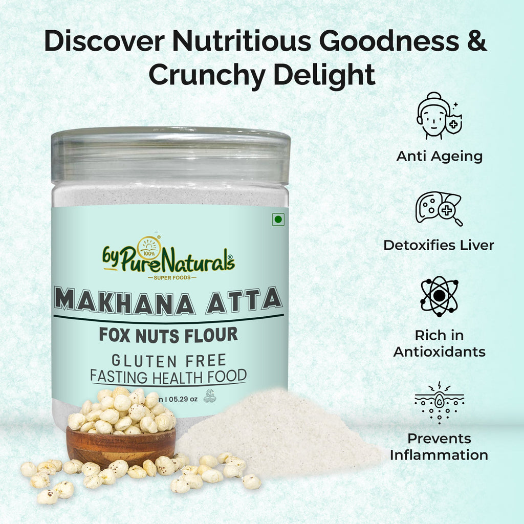 byPureNaturals Makhana Atta (Fox Nuts Flour) | Grocsy