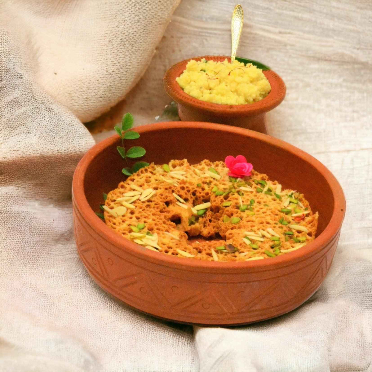 SweeDesi Malai Ghewar Combo | Grocsy