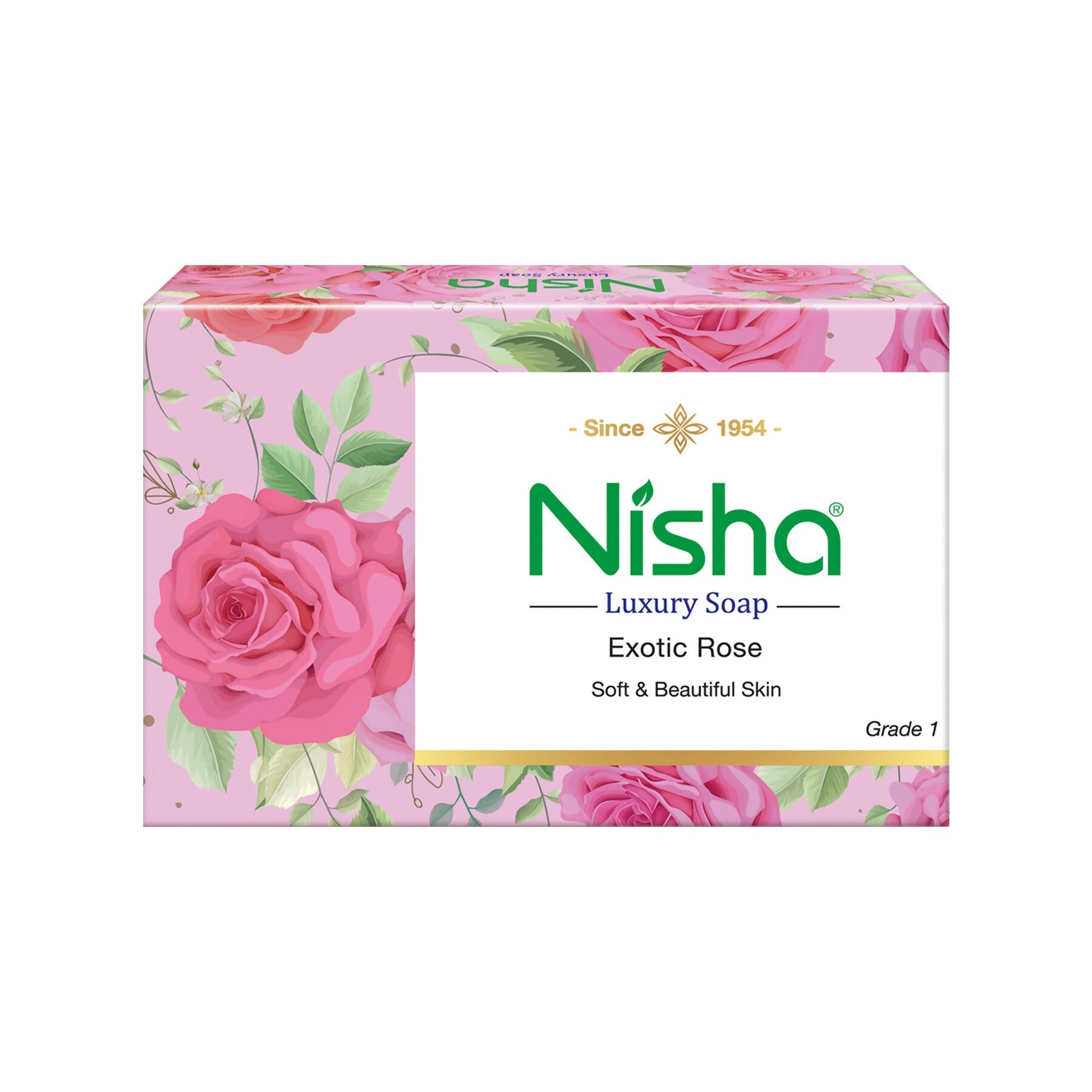 Nisha Soaps for Bath - Exotic Rose | Grocsy