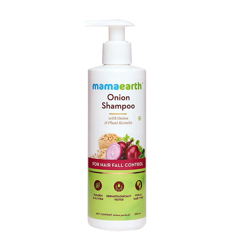 Mamaearth Onion Shampoo For Hair Fall Care | Grocsy