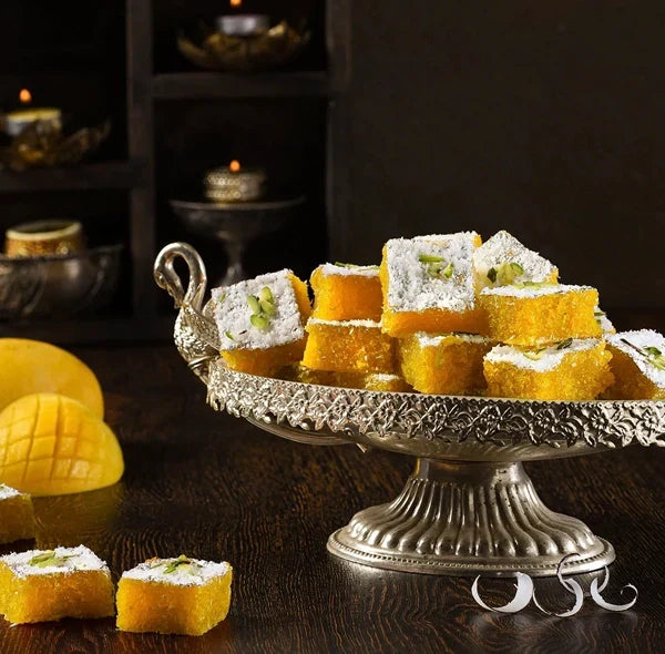 Meethi Mango Coconut Barfi | Grocsy