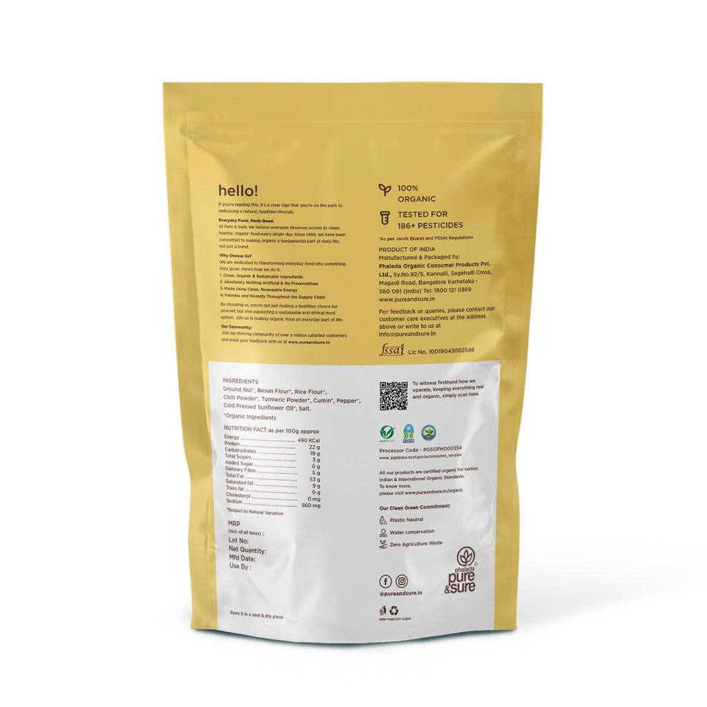 Pure & Sure Organic Peanut Masala | Grocsy