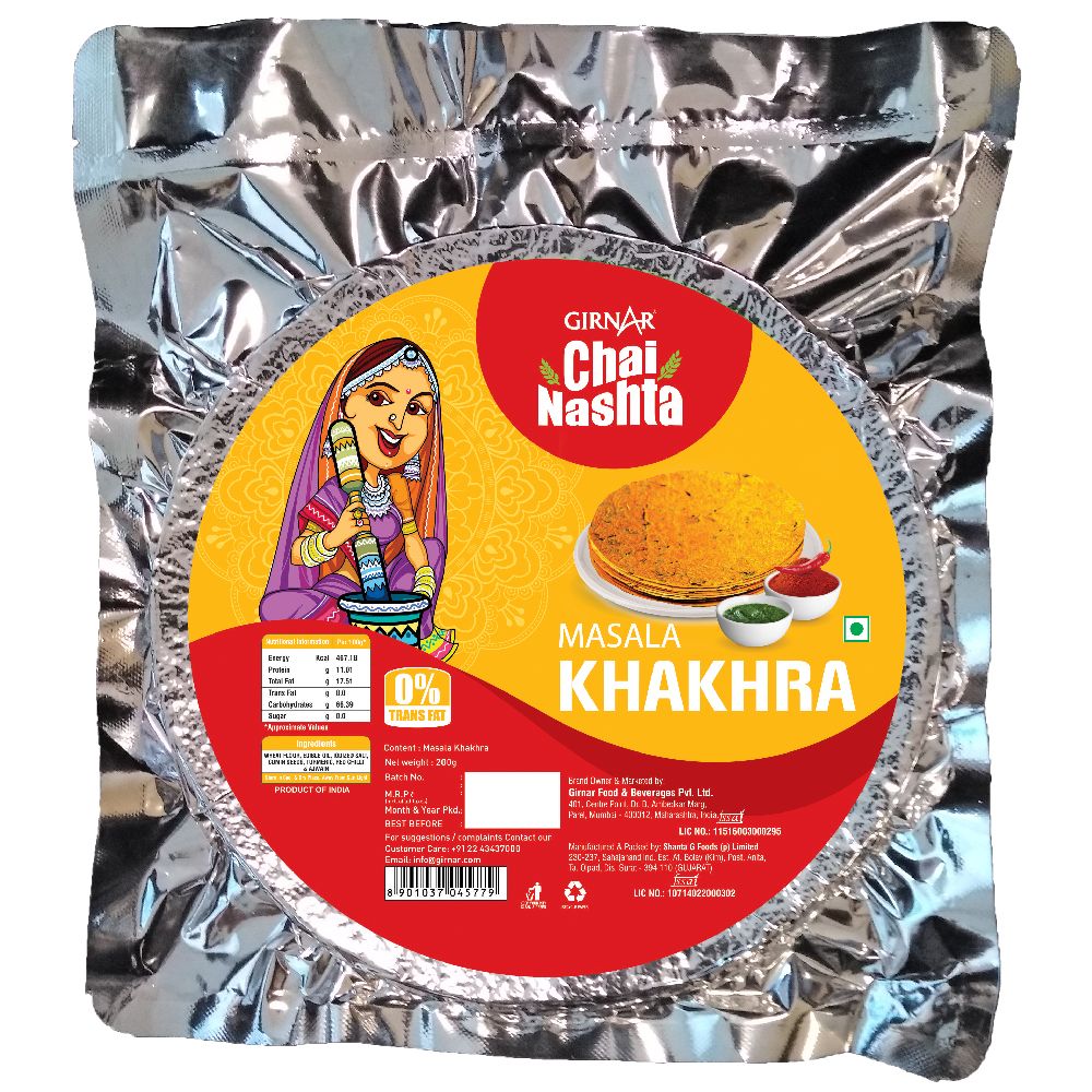 Girnar Chai Nashta - Masala Khakhra | Grocsy