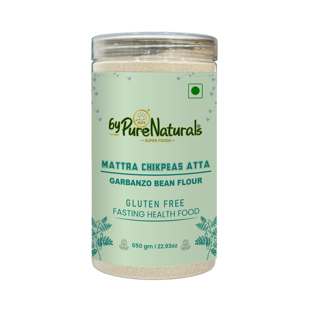 byPureNaturals Mattra Chikpeas Atta (Garbanzo Bean Flour) | Grocsy