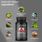 Jagat Pharma Maxx Booster- 60 Capsule Muscle Mass Gainer and Stamina Booster | Grocsy