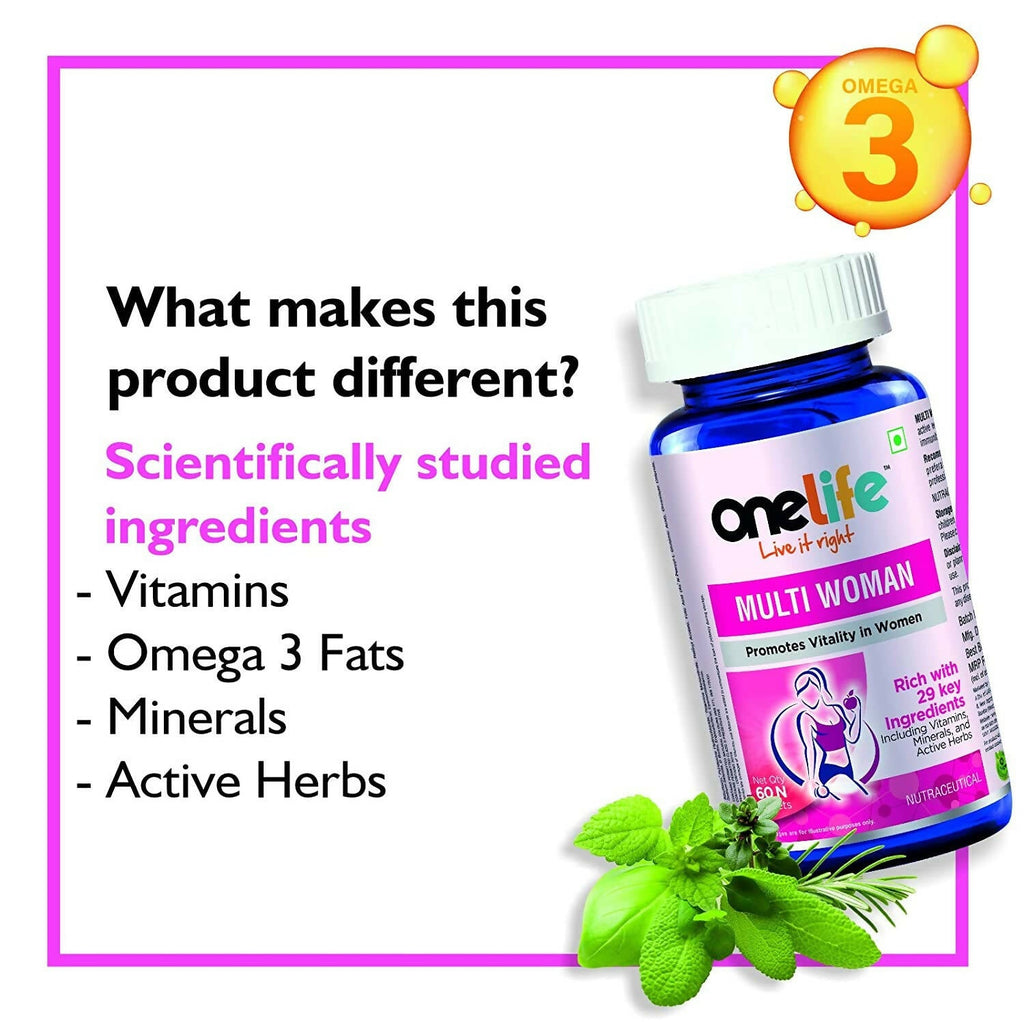 Onelife Multi Vitamin For Women Tablets | Grocsy