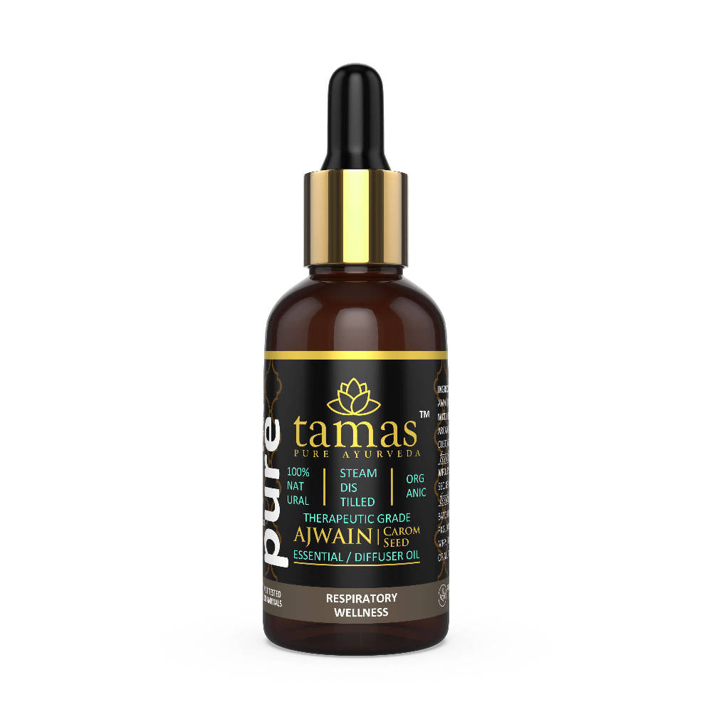 Tamas Pure Ayurveda Organic Ajwain/ Carom Seed Essential Oil | Grocsy