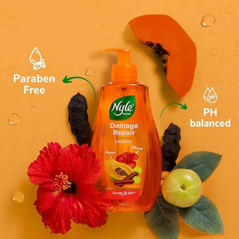 Nyle Naturals Damage Repair Anti Hairfall Shampoo | Grocsy