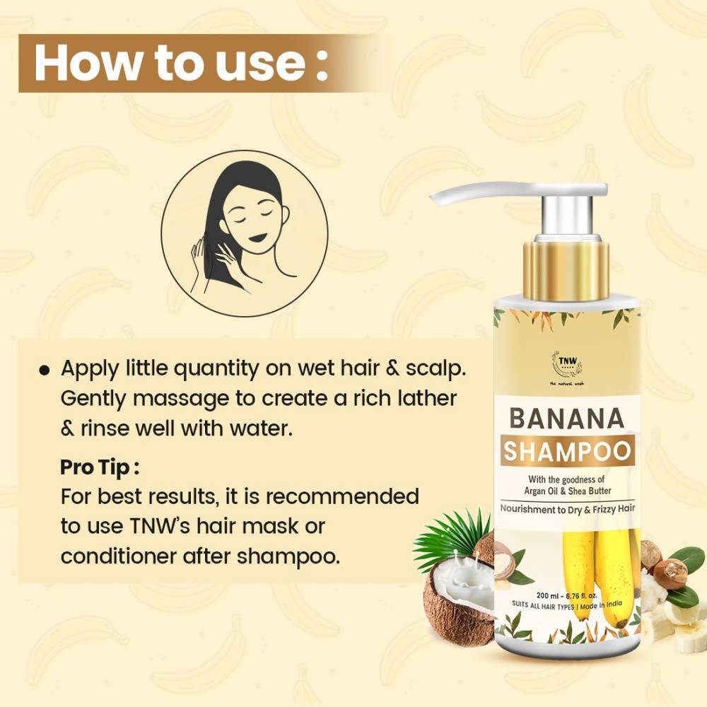 The Natural Wash Banana Shampoo | Grocsy