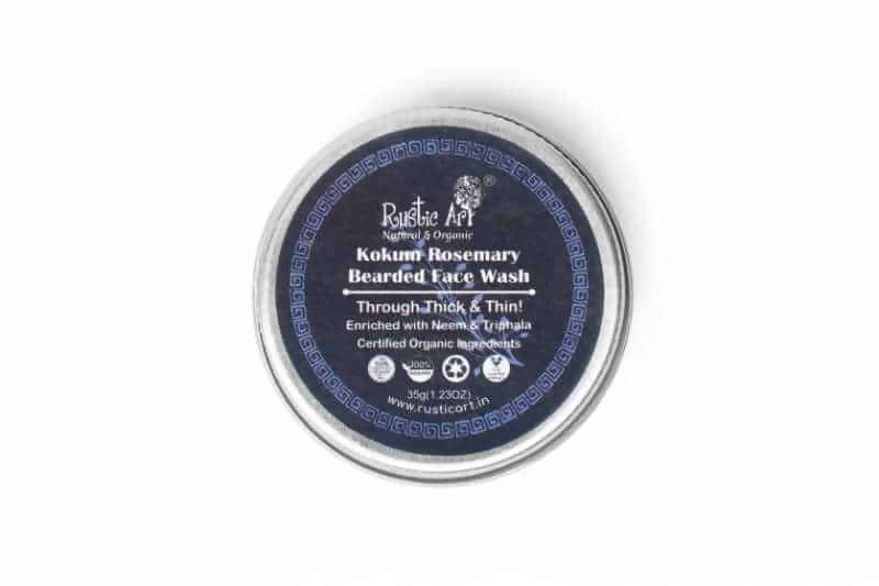 Rustic Art Kokum Rosemary Bearded Face Wash | Grocsy