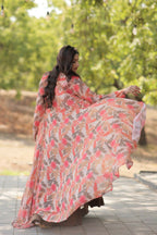 Vastranavya Latest Fancy Party Wear Lehenga Choli With Shrug - Peach | Grocsy