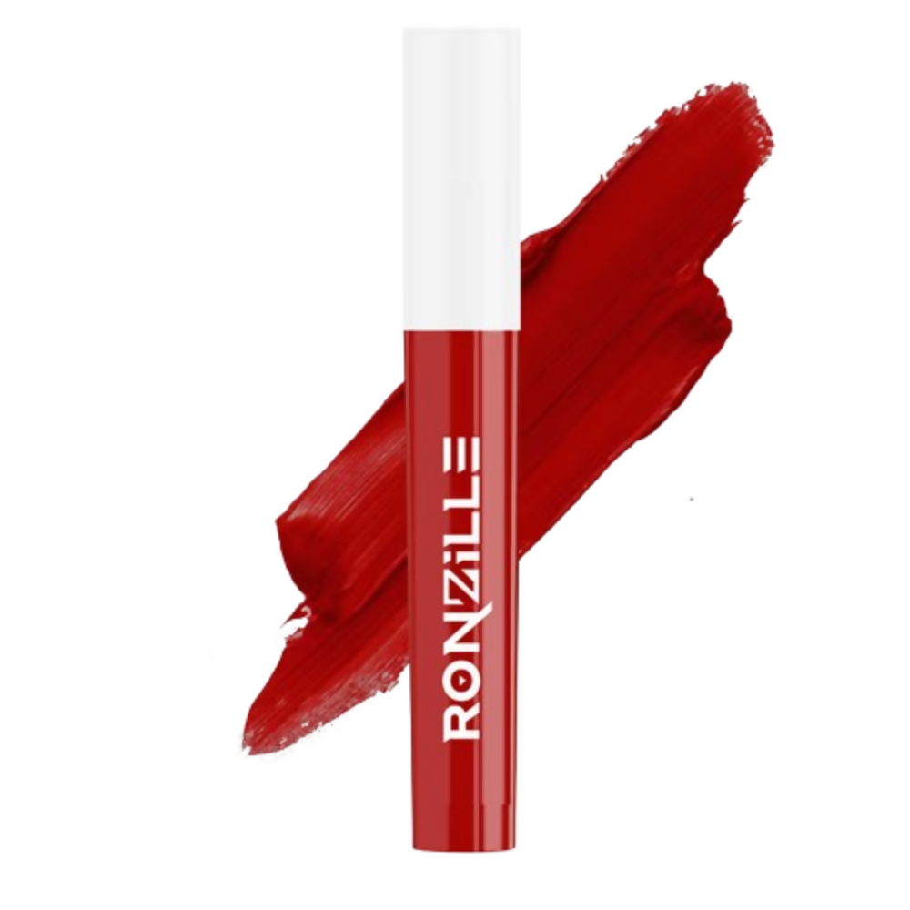 Ronzille Non Transfer Matte Liquid Lipstick Plus Lip Gloss - Reds And Maroons | Grocsy