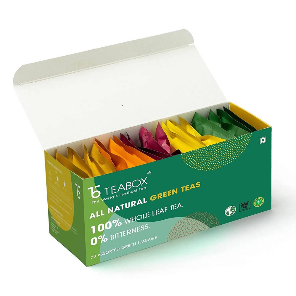 Teabox All Natural Green Teas | Grocsy