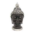 Puja N Pujari Buddha Face Idol Silver Head | Grocsy