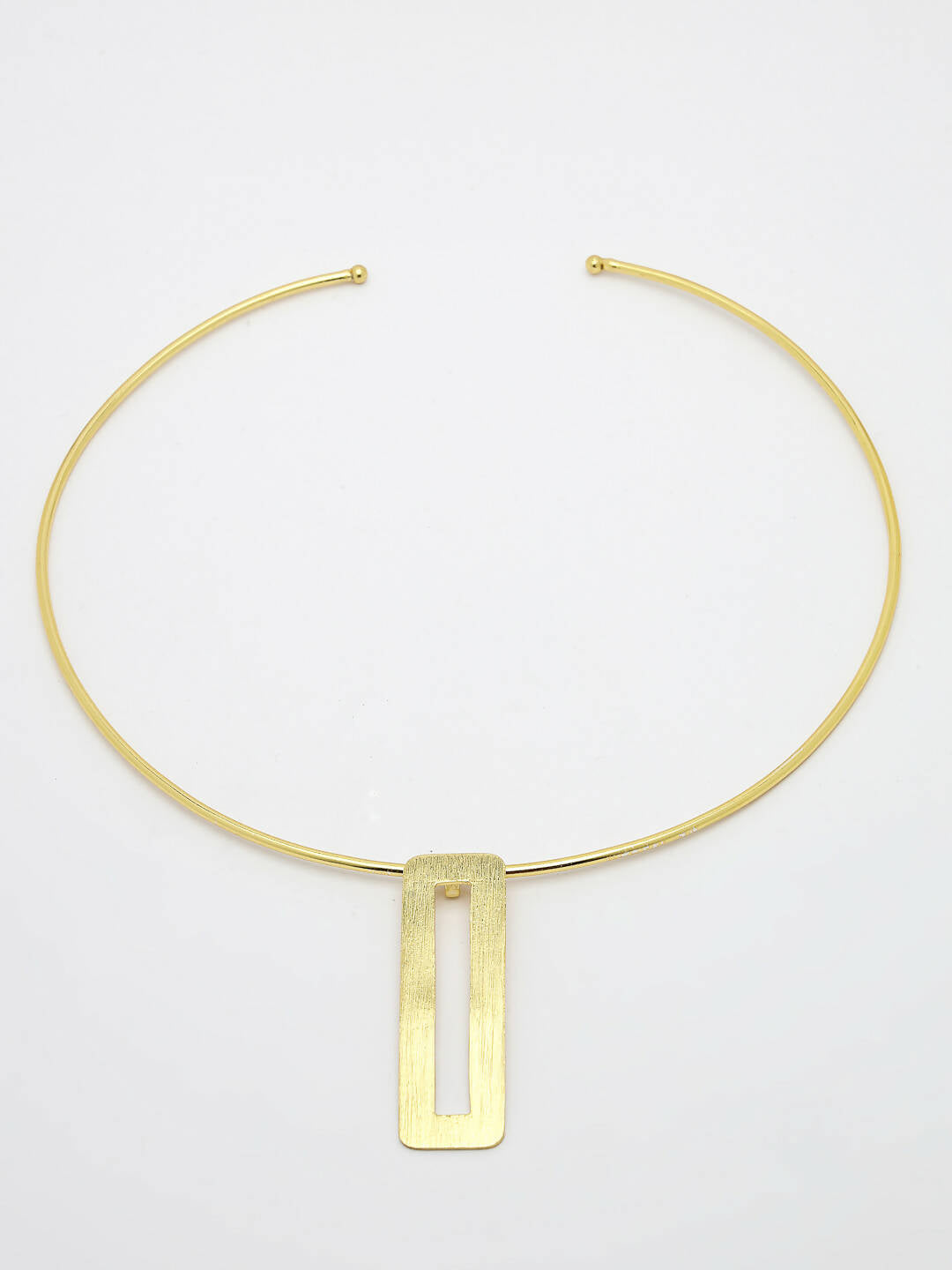 NVR Women Gold-Polished Circular Choker Necklace | Grocsy
