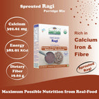 TummyFriendly Foods Certified Organic Sprouted Ragi Porridge Mix | Grocsy