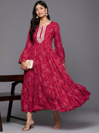 Ahalyaa Women's Traditional wear Lehnga Choli - Red | Grocsy