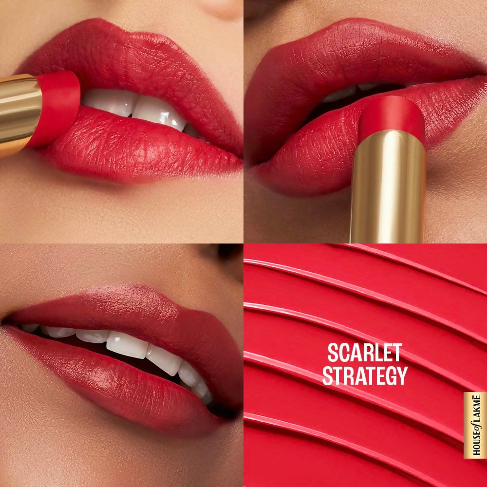 Lakme 9to5 Hya Matte Lipstick - Scarlet Strategy | Grocsy