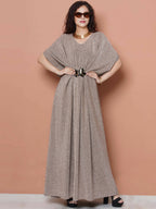 Women Republic Hand Embellished Golden Gown | Grocsy