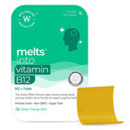 Wellbeing Nutrition Melts Vegan Vitamin B12 Thin Strips-Misty Orange Mint Flavor | Grocsy