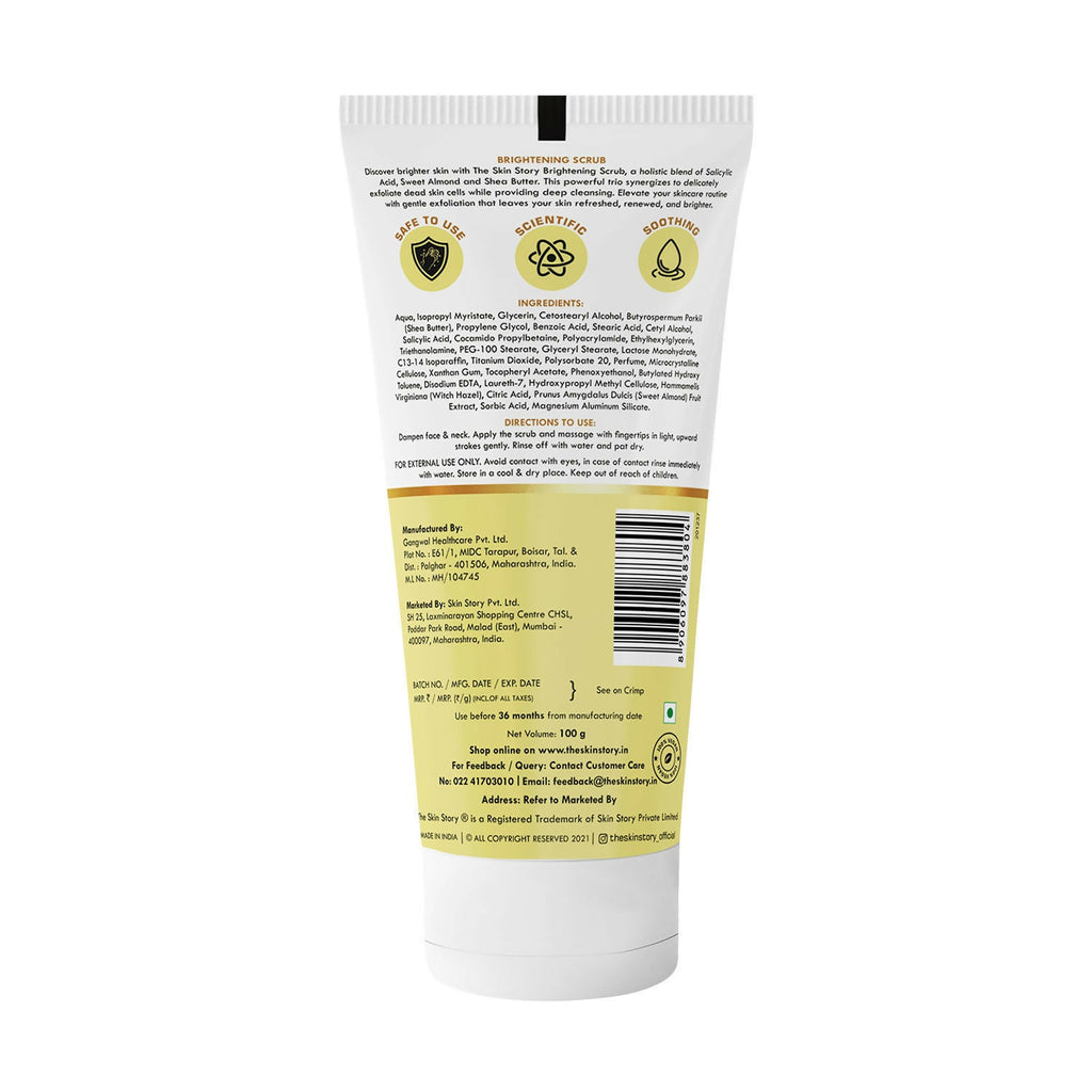 The Skin Story Salicylic Acid Brightening Face Scrub | Grocsy