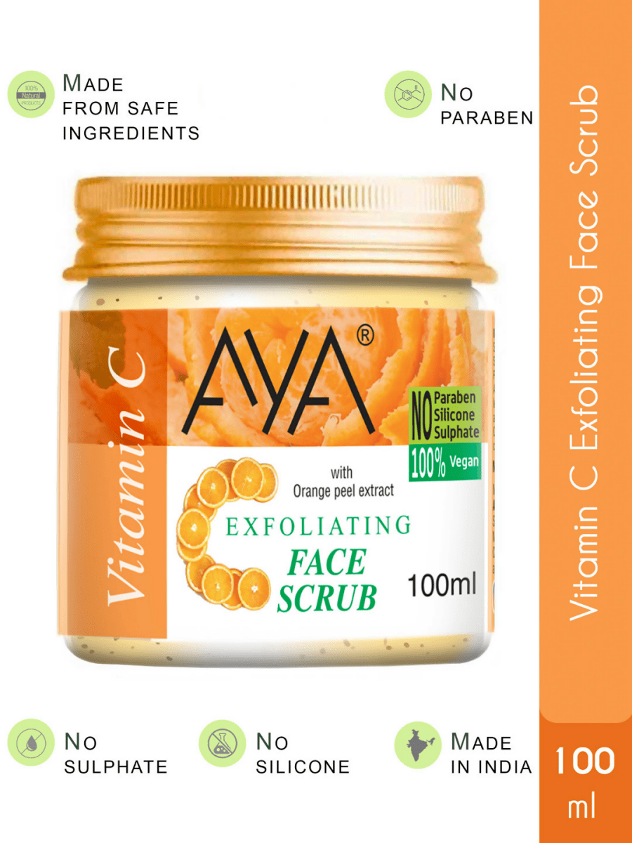 AYA Vitamin C Exfoliating Face Scrub | Grocsy