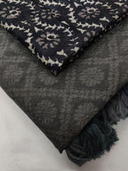 Grey Jute Silk Woven Design Saree with Unstitched Blouse - A2M | Grocsy
