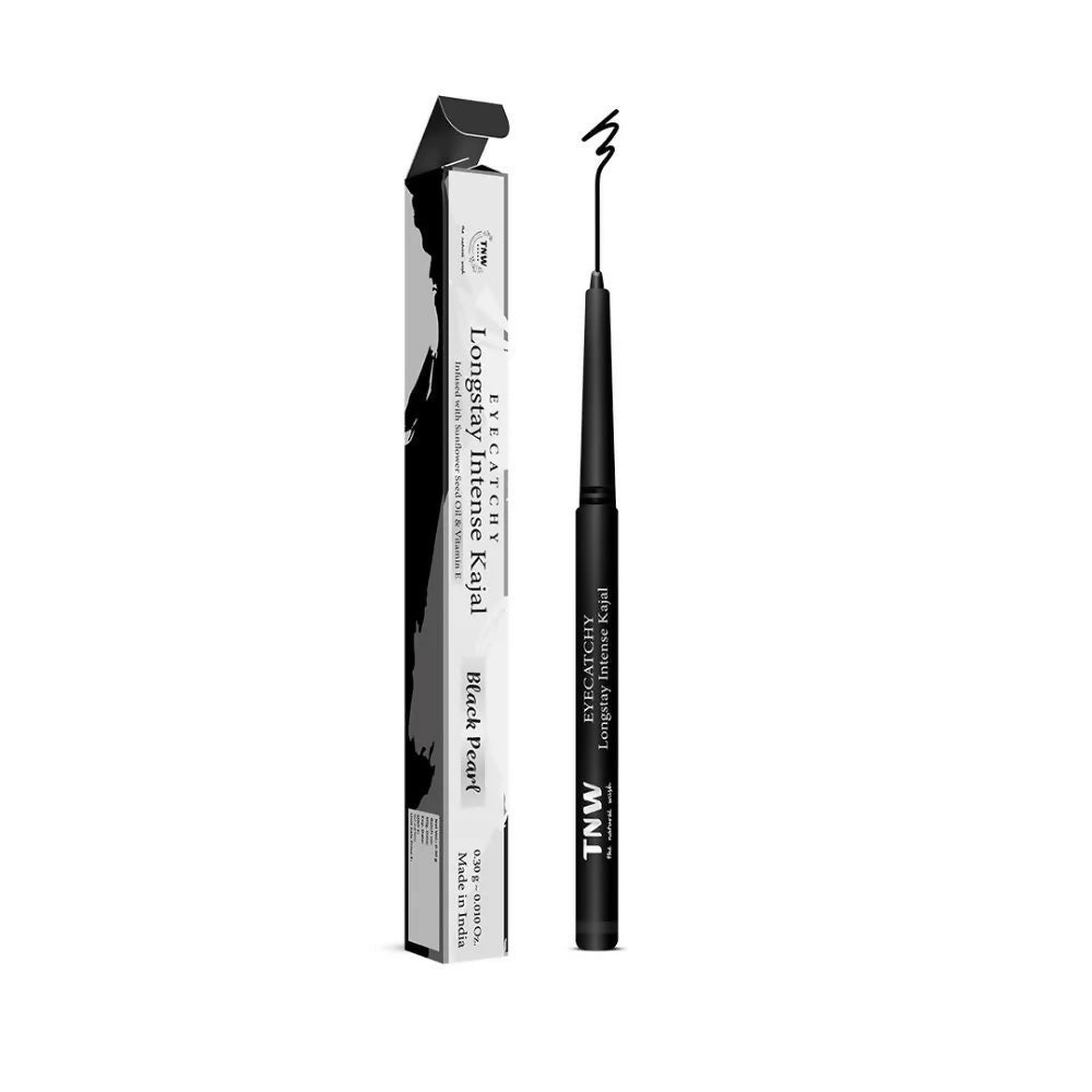 The Natural Wash Eyecatchy Longstay Intense Kajal - Black Pearl | Grocsy