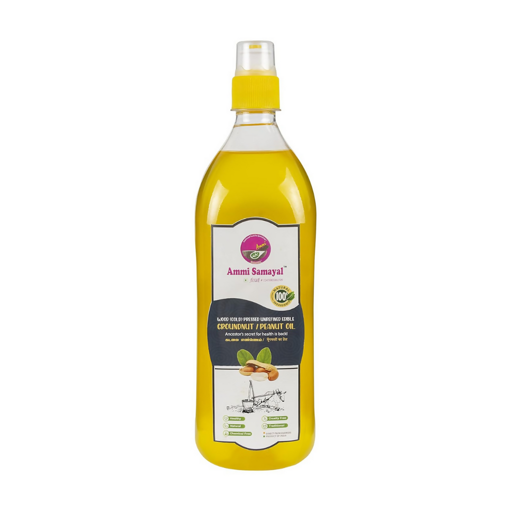 Ammi Samayal Wood Pressed Groundnut Oil | Grocsy