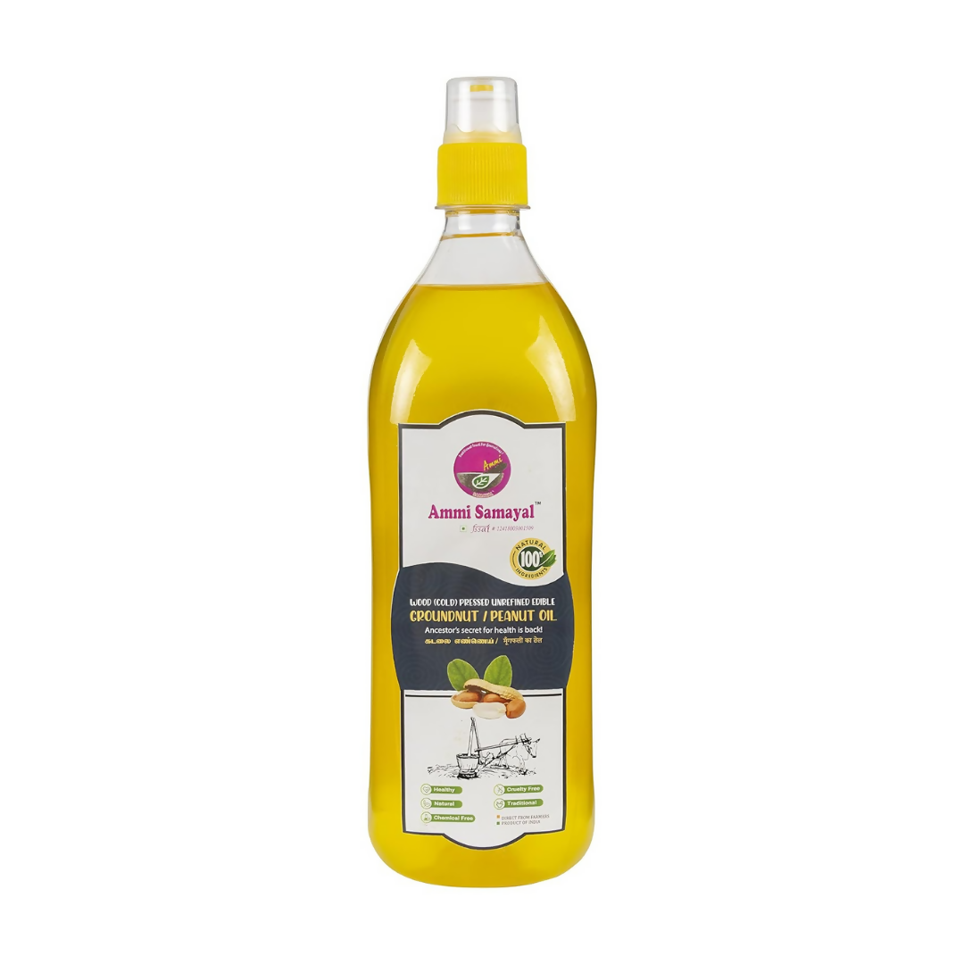 Ammi Samayal Wood Pressed Groundnut Oil | Grocsy