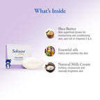 Softsens Baby Milk Bar Soap with Natural Milk Cream & Shea Butter | Grocsy