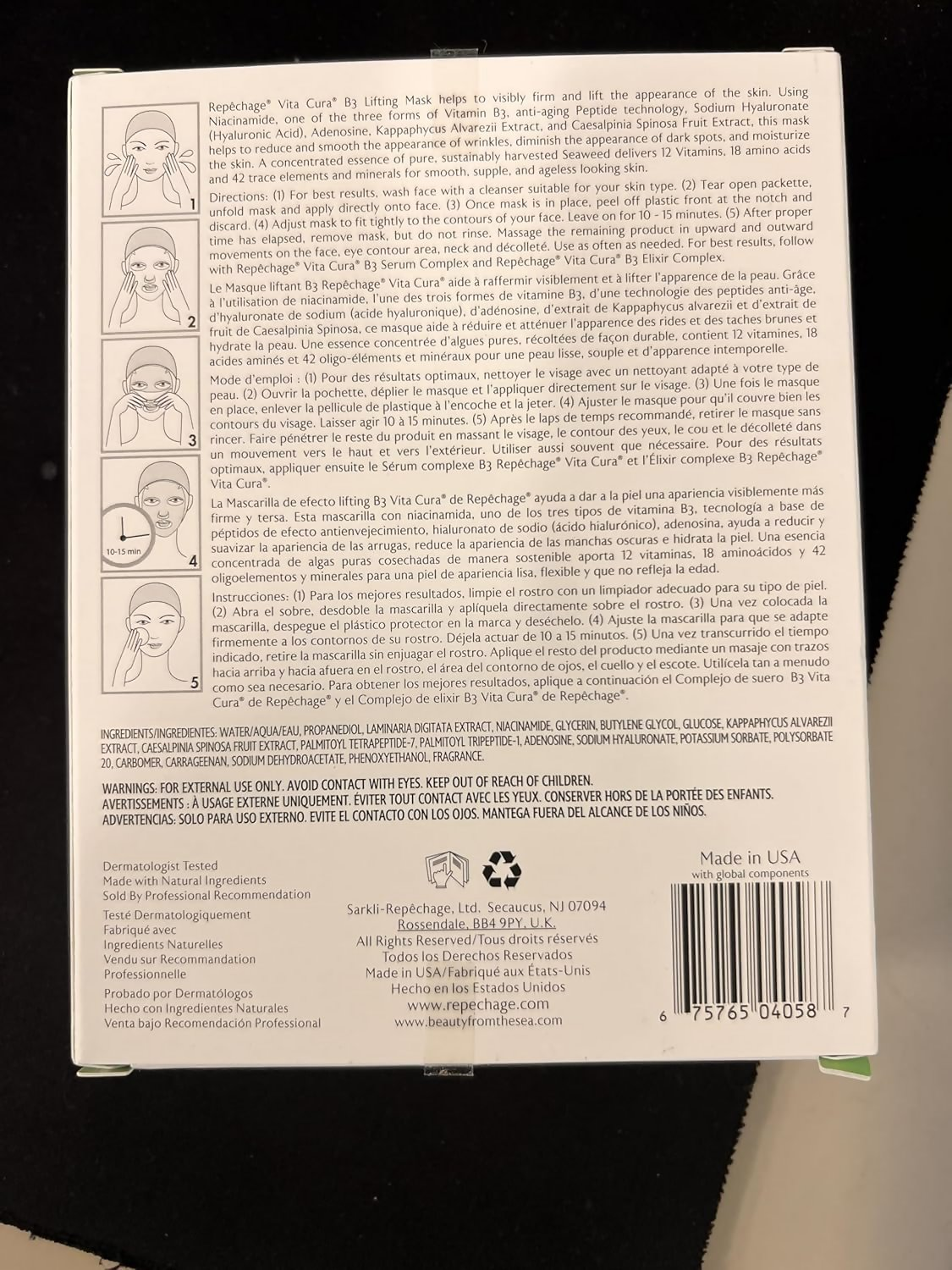 Repechage Vita Cura B3 Lifting Sheet Mask | Grocsy