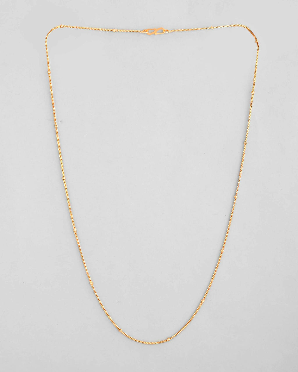 VOJ Gold-Polished Small Gold Beads Chain For Women | Grocsy