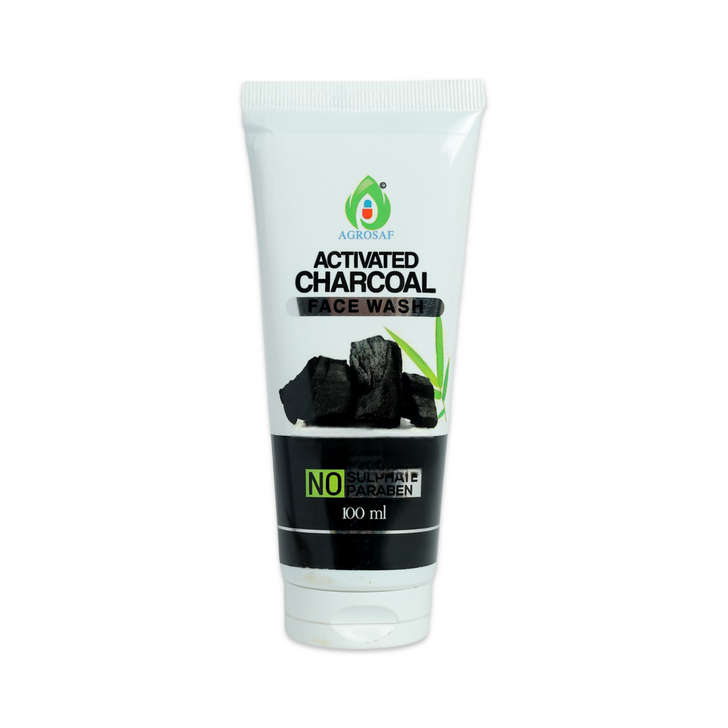 Agrosaf Activated Charcoal Face Wash | Grocsy
