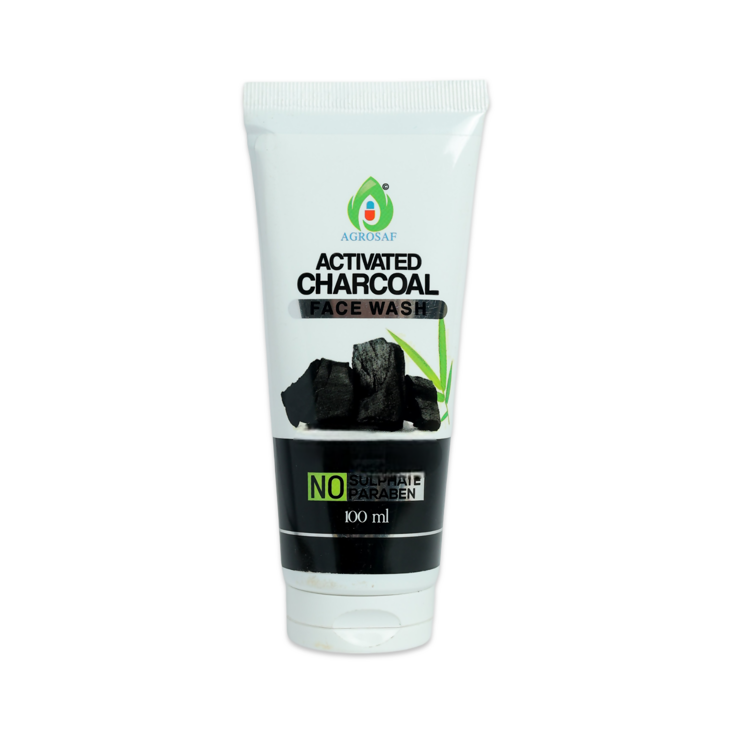 Agrosaf Activated Charcoal Face Wash | Grocsy