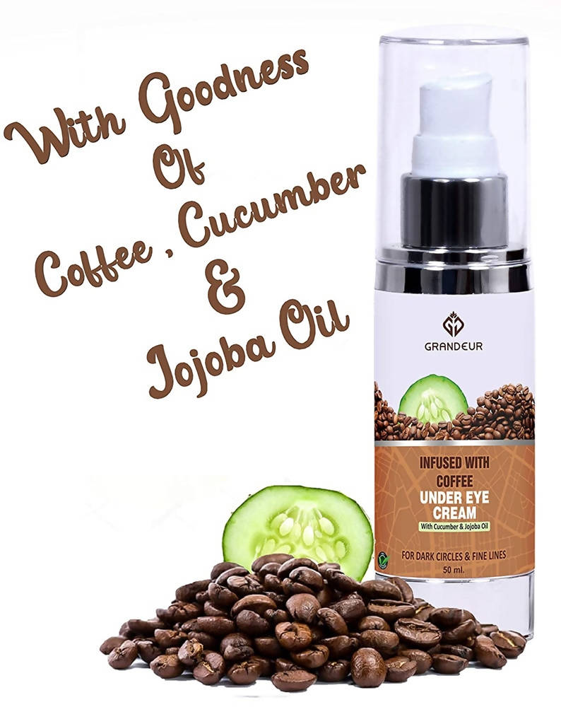 Grandeur Under Eye Cream Infused With Coffee | Grocsy