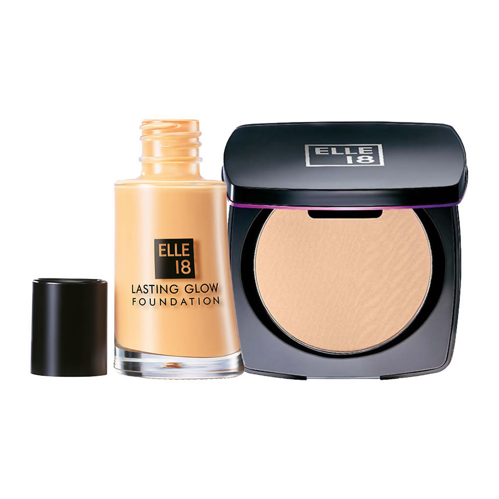 Elle 18 Pearl Face Compact & Foundation Combo | Grocsy