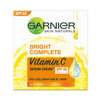 Garnier Bright Complete Vitamin C SPF40/PA+++ Serum Cream | Grocsy