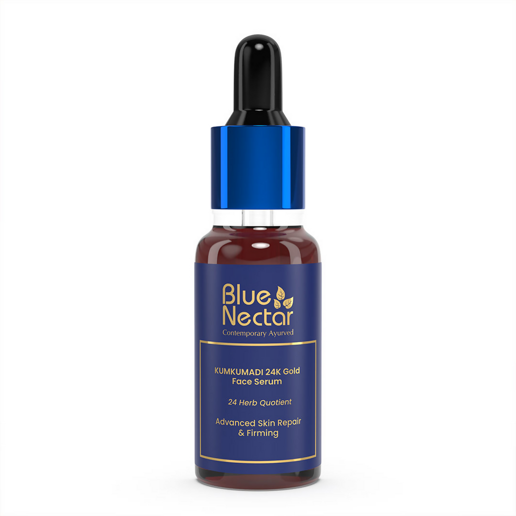 Blue Nectar Kumkumadi 24k Gold Face Serum | Grocsy