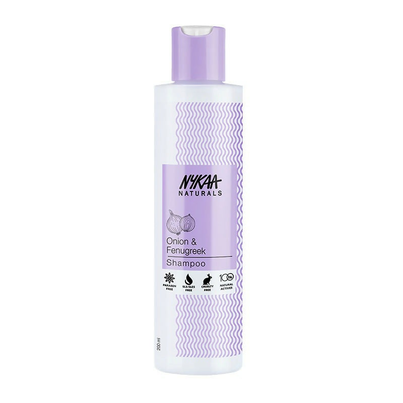 Nykaa Naturals Anti-Hair Fall Shampoo With Onion, Fenugreek | Grocsy