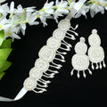 Mominos Fashion Johar Kamal Handicraft Pearls Necklace with Earrings For Women