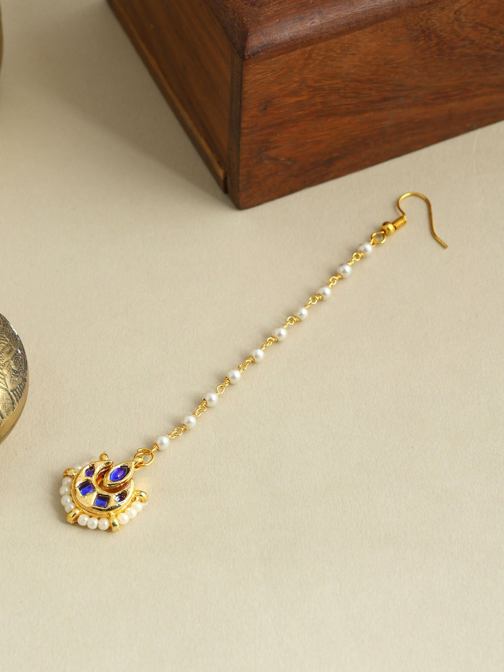 Ruby Raang Virasat Jewels Maang Tikka | Grocsy
