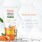 VLCC Acne Defense Serum Face Wash with Salicylic Acid Serum & Turmeric | Grocsy