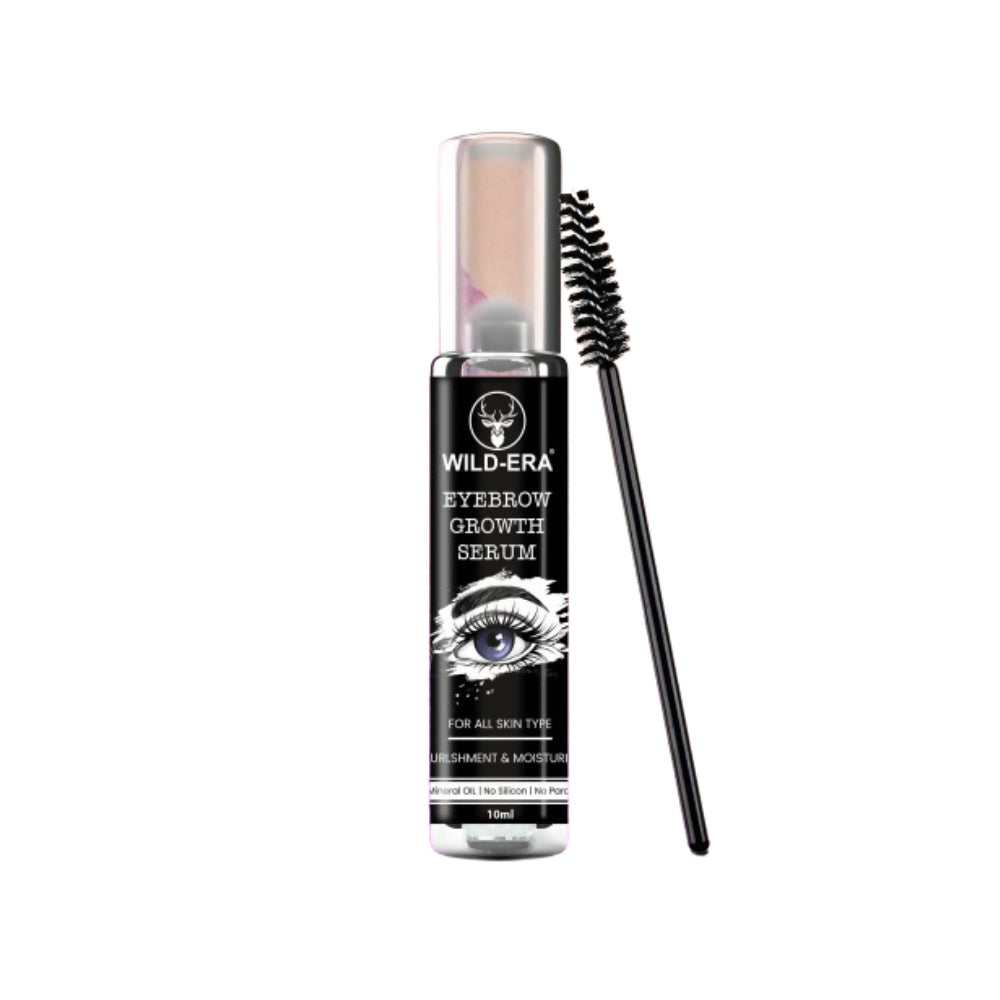 Wildera Eyelash Enhancer Nourishing Eyebrow Lashes Growth EyeLash Hair Growth & Volume Serum With Castor Oil & Vitamin E | Grocsy